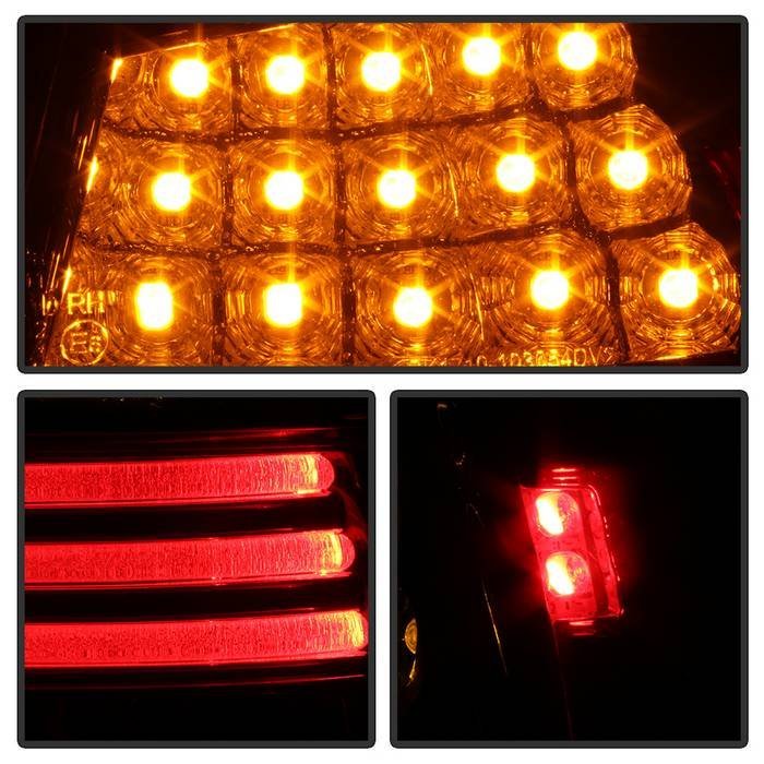 BMW E90 3-Series 06-08 4Dr LED Tail Lights - Smoke