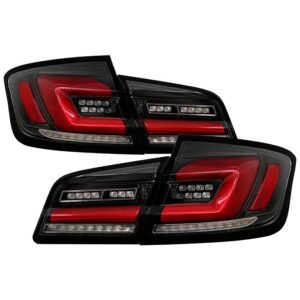 BMW 5 Series F10 F18 M5 2011 - 2017 LED Tail Lights - BK - Image 1