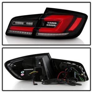 BMW 5 Series F10 F18 M5 2011 - 2017 LED Tail Lights - BK - Image 2