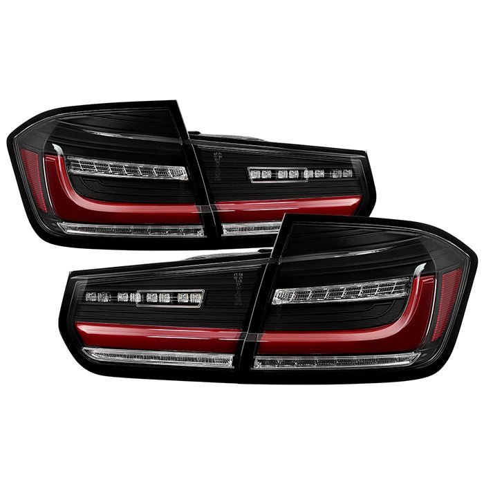 BMW 3 Series F30 2012-2018 Full LED Tail Lights -  Black