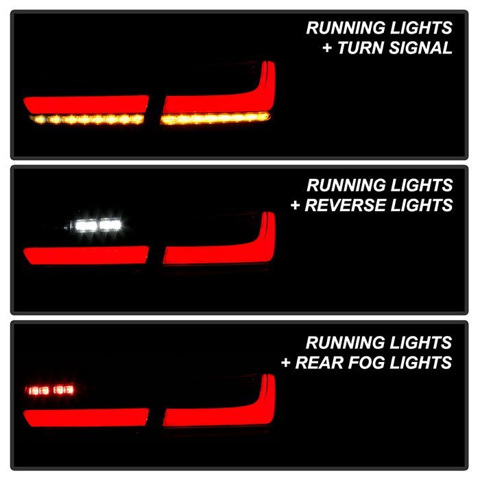 BMW 3 Series F30 2012-2018 Full LED Tail Lights -  Black