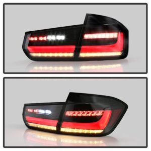 BMW 3 Series F30 2012-2018 Full LED Tail Lights -  Black - Image 7