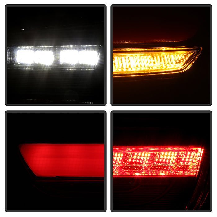 BMW 3 Series F30 2012-2018 Full LED Tail Lights -  Black