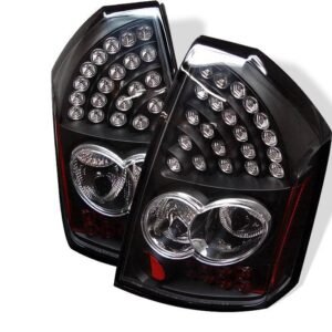 Chrysler 300C 05-07 LED Tail Lights - Black - Image 1