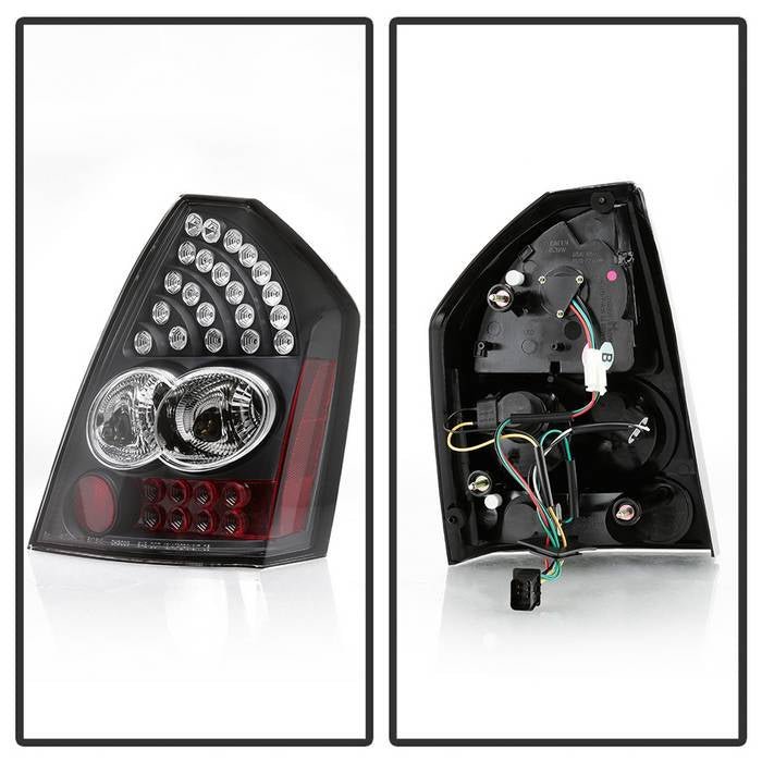 Chrysler 300C 05-07 LED Tail Lights - Black