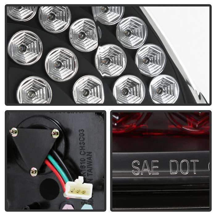 Chrysler 300C 05-07 LED Tail Lights - Black