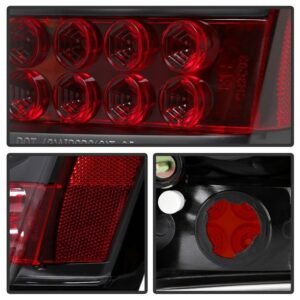 Chrysler 300C 05-07 LED Tail Lights - Black - Image 5