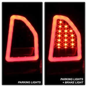 Chrysler 300C 05-07 Version 2 Light Bar LED Tail Lights - Black - Image 9