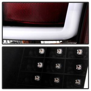 Chrysler 300C 05-07 Version 2 Light Bar LED Tail Lights - Black - Image 4