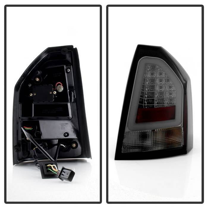 Chrysler 300C 05-07 Version 2 Light Bar LED Tail Lights - Smoke