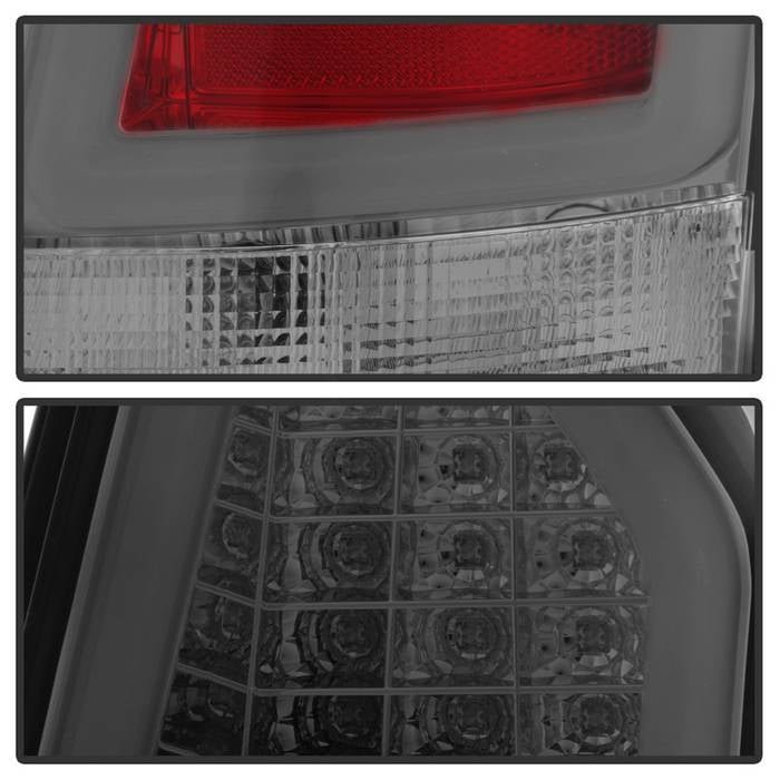 Chrysler 300C 05-07 Version 2 Light Bar LED Tail Lights - Smoke