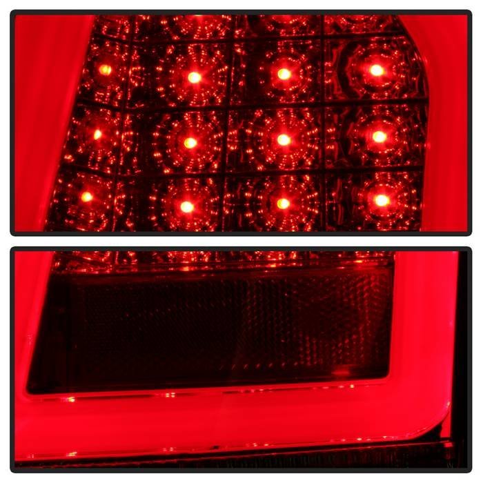 Chrysler 300C 05-07 Version 2 Light Bar LED Tail Lights - Smoke