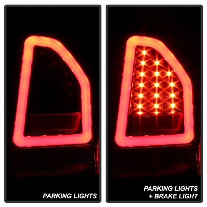 Chrysler 300C 08-10 Version 2 Light Bar LED Tail Lights - Black