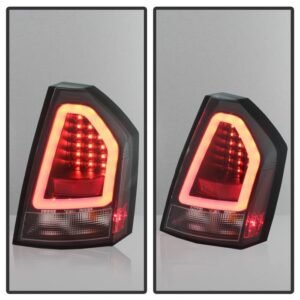 Chrysler 300C 08-10 Version 2 Light Bar LED Tail Lights - Black - Image 7