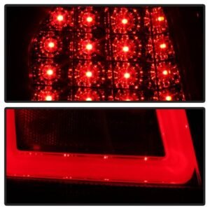 Chrysler 300C 08-10 Version 2 Light Bar LED Tail Lights - Red Clear - Image 6