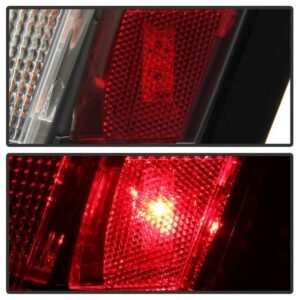 Chrysler 300C 08-10 Version 2 Light Bar LED Tail Lights - Red Clear - Image 8