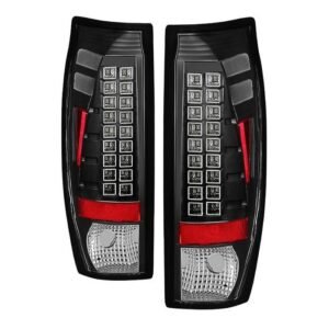 Chevy Avalanche 02-06 LED Tail Lights - Black - Image 1