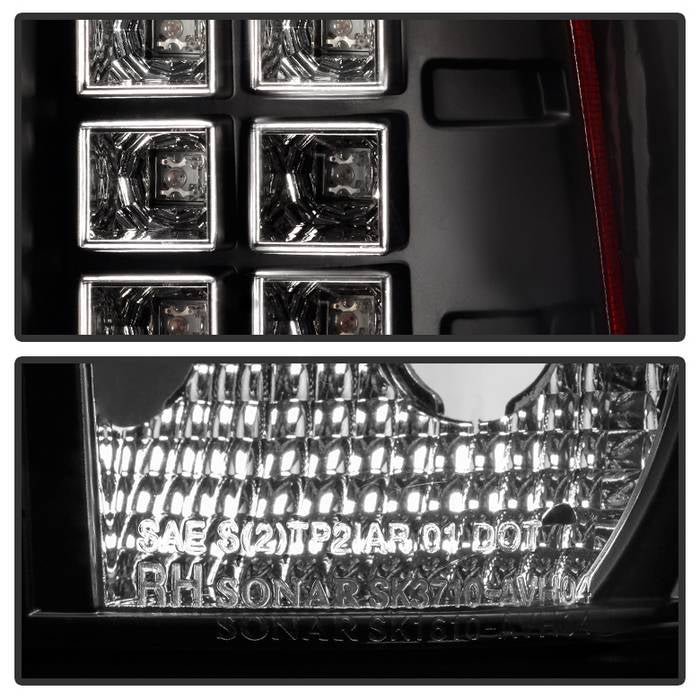 Chevy Avalanche 02-06 LED Tail Lights - Black
