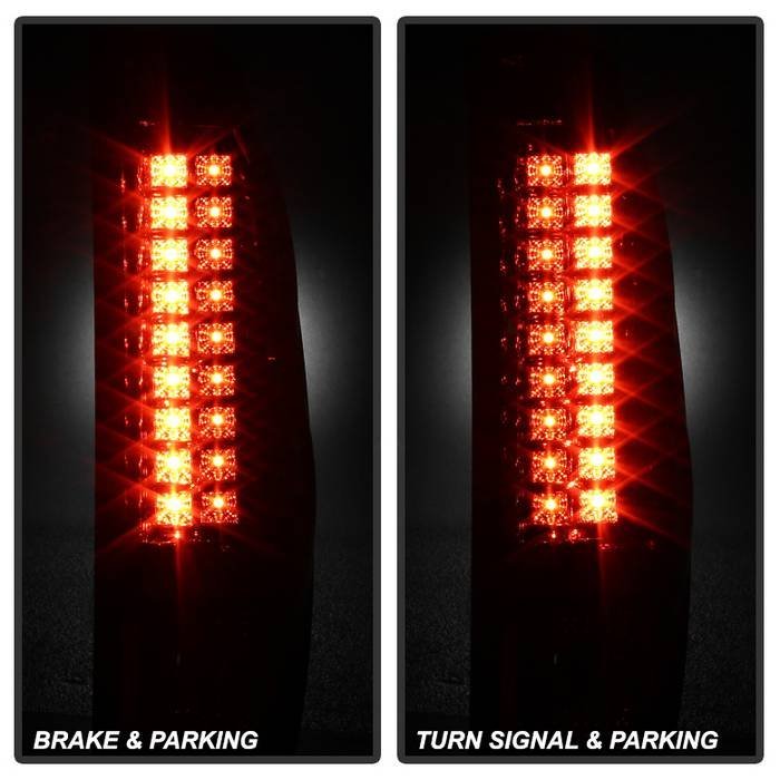 Chevy Avalanche 02-06 LED Tail Lights - Smoke