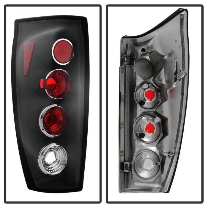Chevy Avalanche 02-06 Euro Style Tail Lights - Black