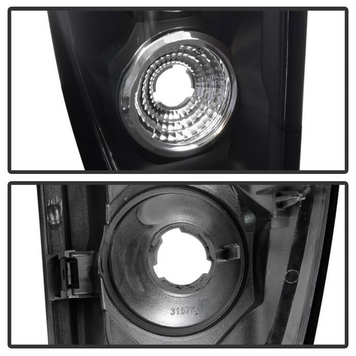 Chevy Avalanche 02-06 Euro Style Tail Lights - Black
