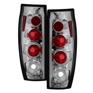 Chevy Avalanche 02-06 Euro Style Tail Lights - Chrome - Image 1