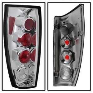 Chevy Avalanche 02-06 Euro Style Tail Lights - Chrome - Image 2
