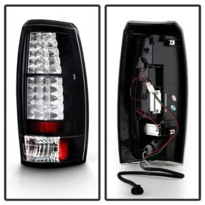 Chevy Avalanche 07-13 LED Tail Lights - Black - Image 2