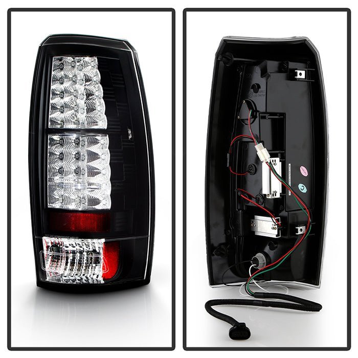 Chevy Avalanche 07-13 LED Tail Lights - Black