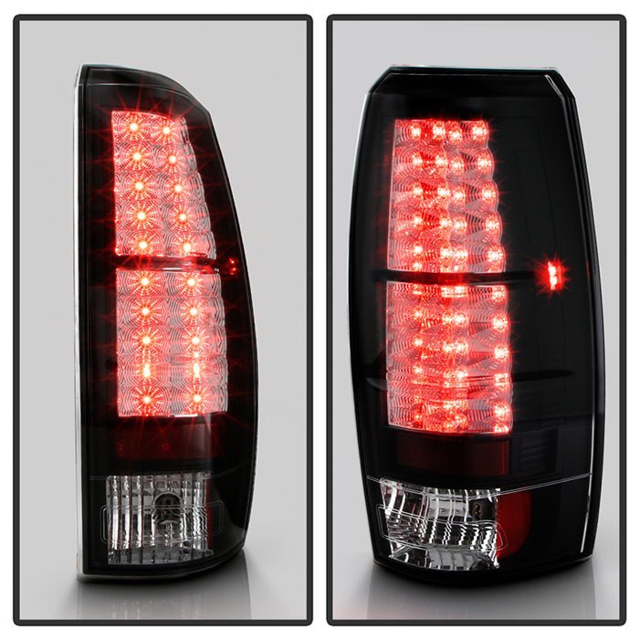 Chevy Avalanche 07-13 LED Tail Lights - Black