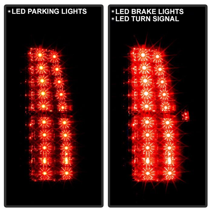 Chevy Avalanche 07-13 LED Tail Lights - Smoke