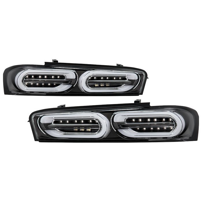Chevy Camaro 16-18 Factory Halogen LED Tail Lights - Black