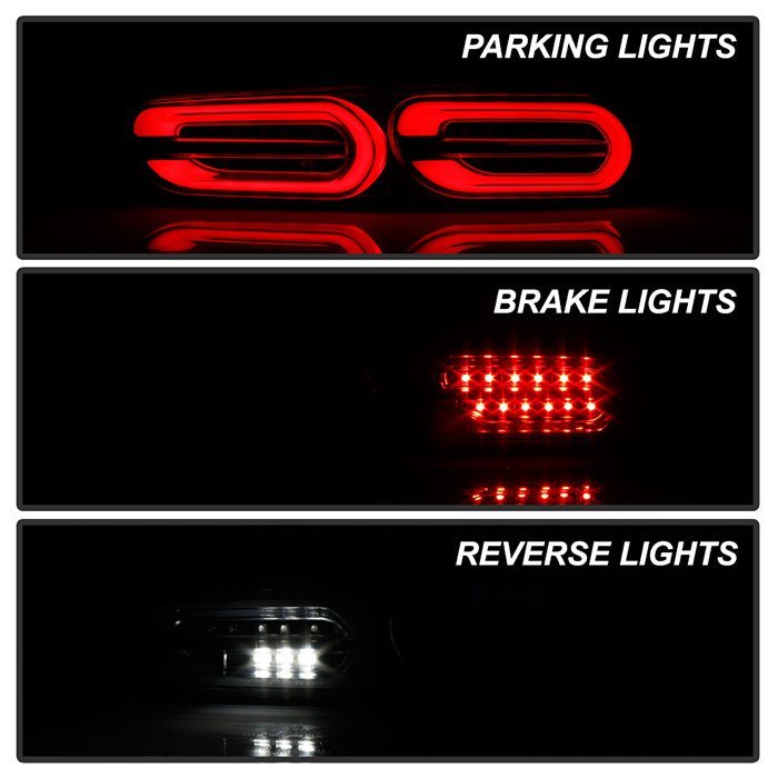 Chevy Camaro 16-18 Factory Halogen LED Tail Lights - Black