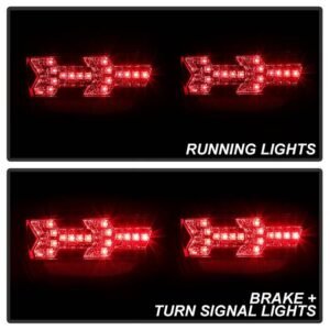 Chevy Camaro 10-13 LED Tail Lights - Black - Image 9
