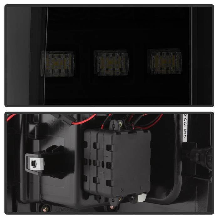 Chevy Colorado 2015-2019 / GMC Canyon 2015-2019 LED Tail Lights - Black Smoke