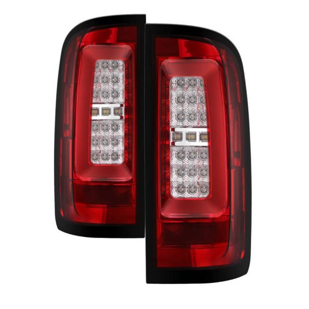 Chevy Colorado 2015-2019 / GMC Canyon 2015-2019 LED Tail Lights - Red Clear