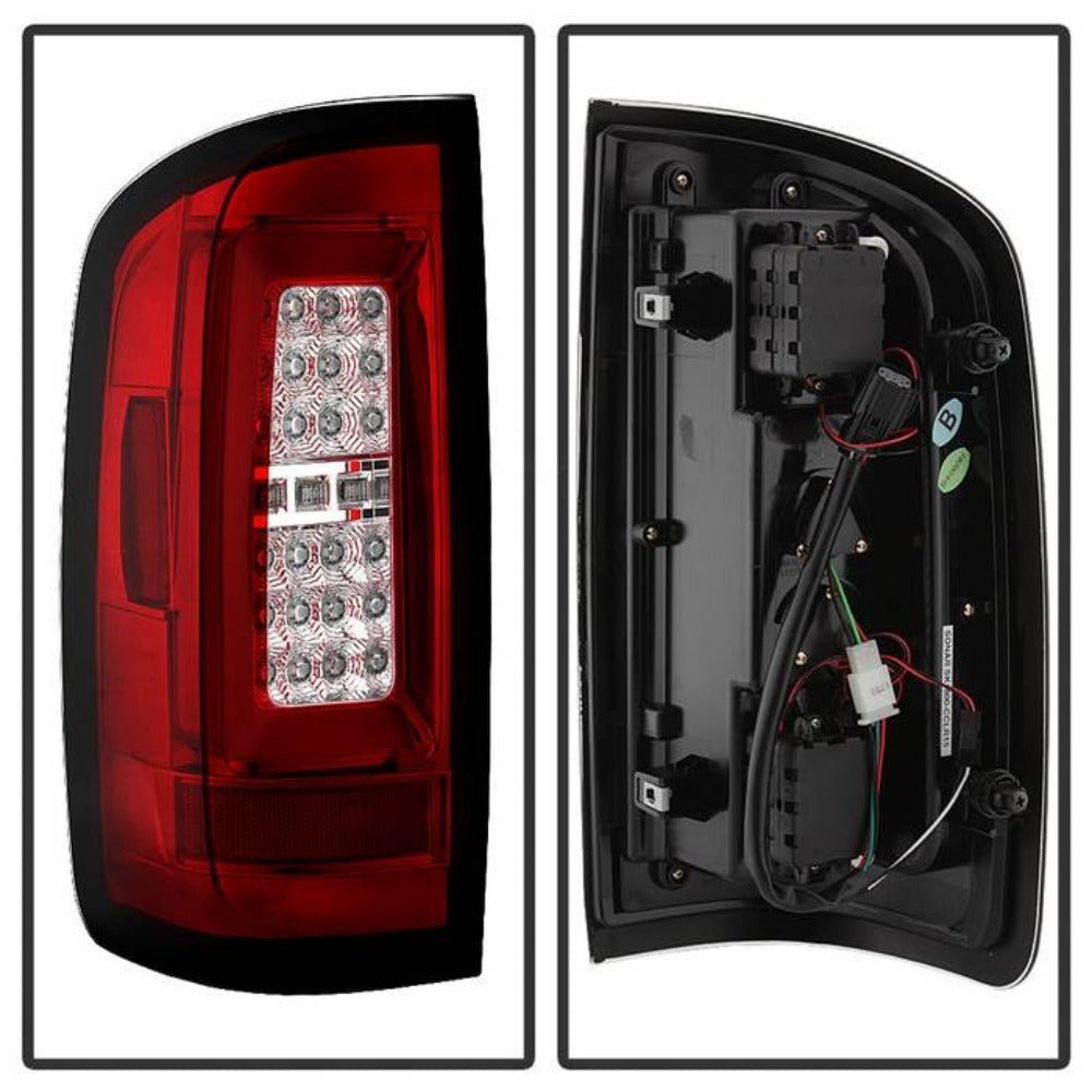 Chevy Colorado 2015-2019 / GMC Canyon 2015-2019 LED Tail Lights - Red Clear