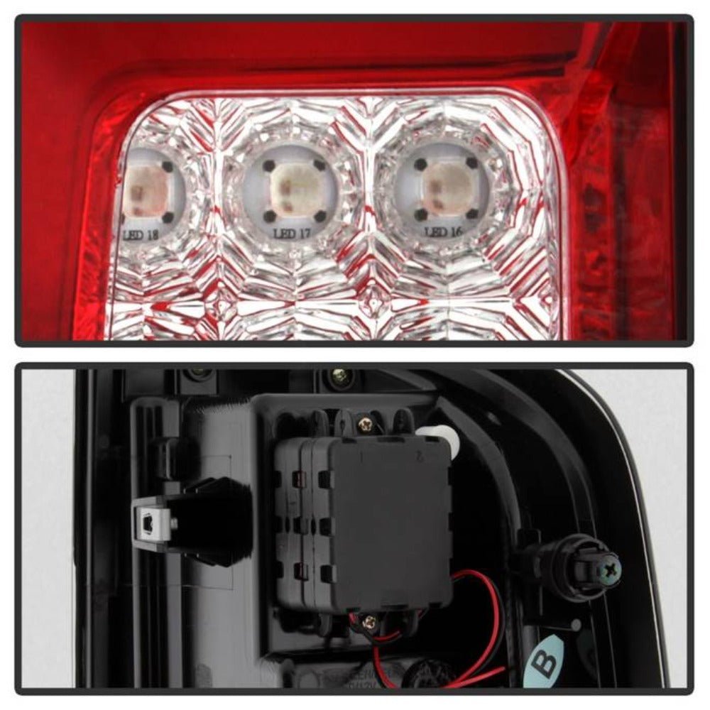 Chevy Colorado 2015-2019 / GMC Canyon 2015-2019 LED Tail Lights - Red Clear