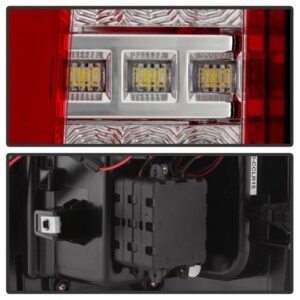 Chevy Colorado 2015-2019 / GMC Canyon 2015-2019 LED Tail Lights - Red Clear - Image 4