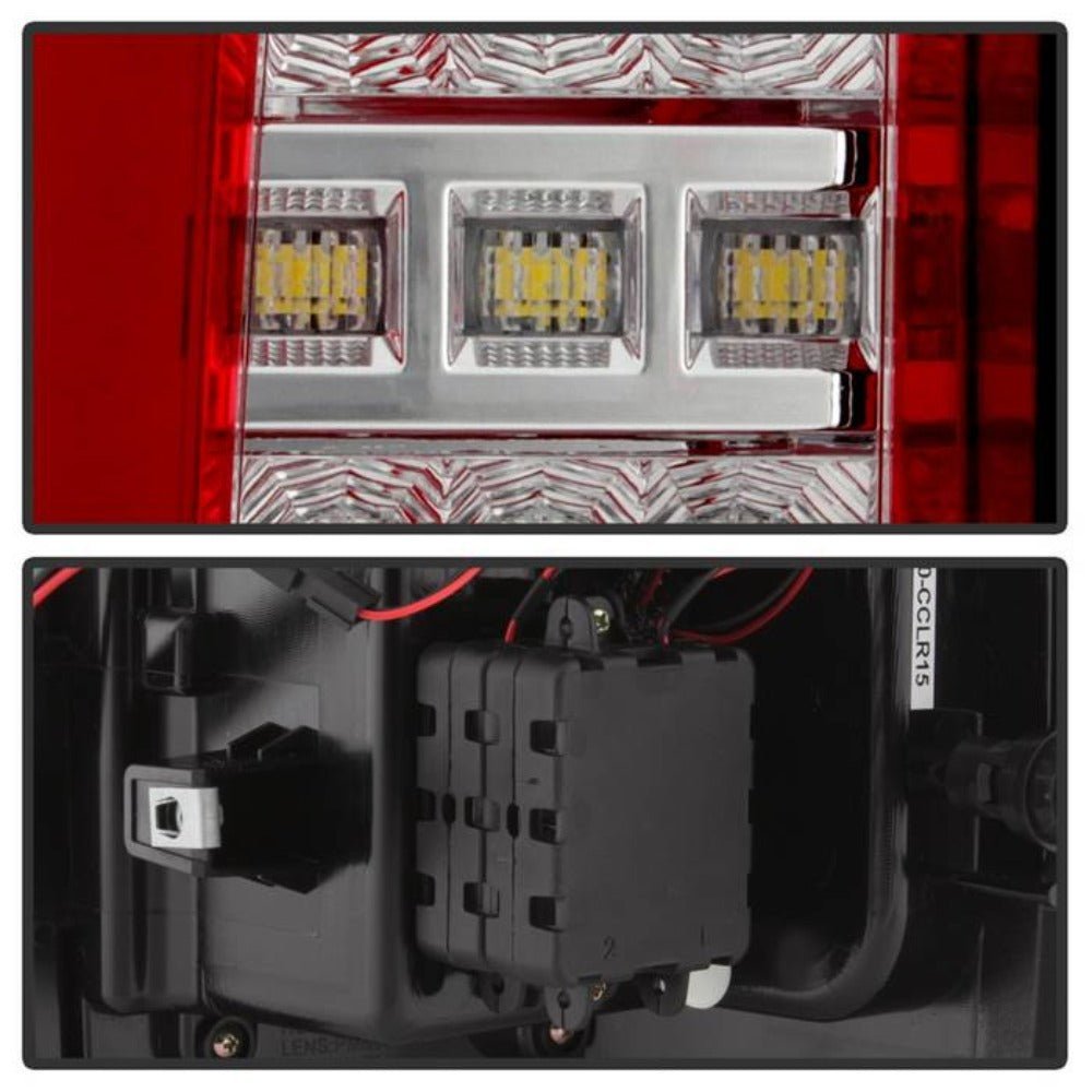 Chevy Colorado 2015-2019 / GMC Canyon 2015-2019 LED Tail Lights - Red Clear