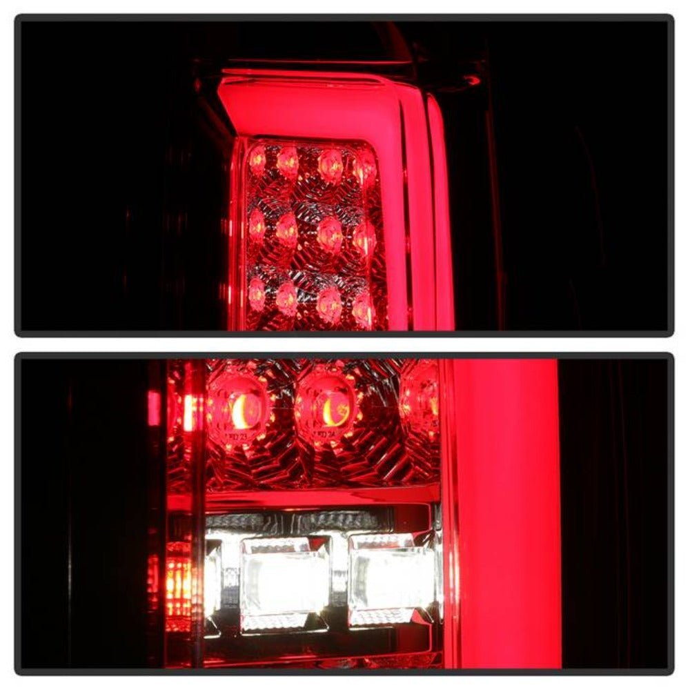 Chevy Colorado 2015-2019 / GMC Canyon 2015-2019 LED Tail Lights - Red Clear