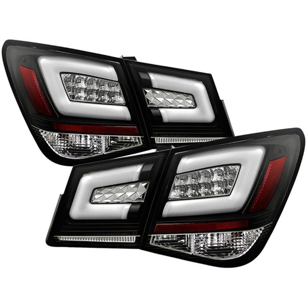 Chevy Cruze 2011-2015 Cruze Limited 2016 Light Bar LED Tail Lights - Black