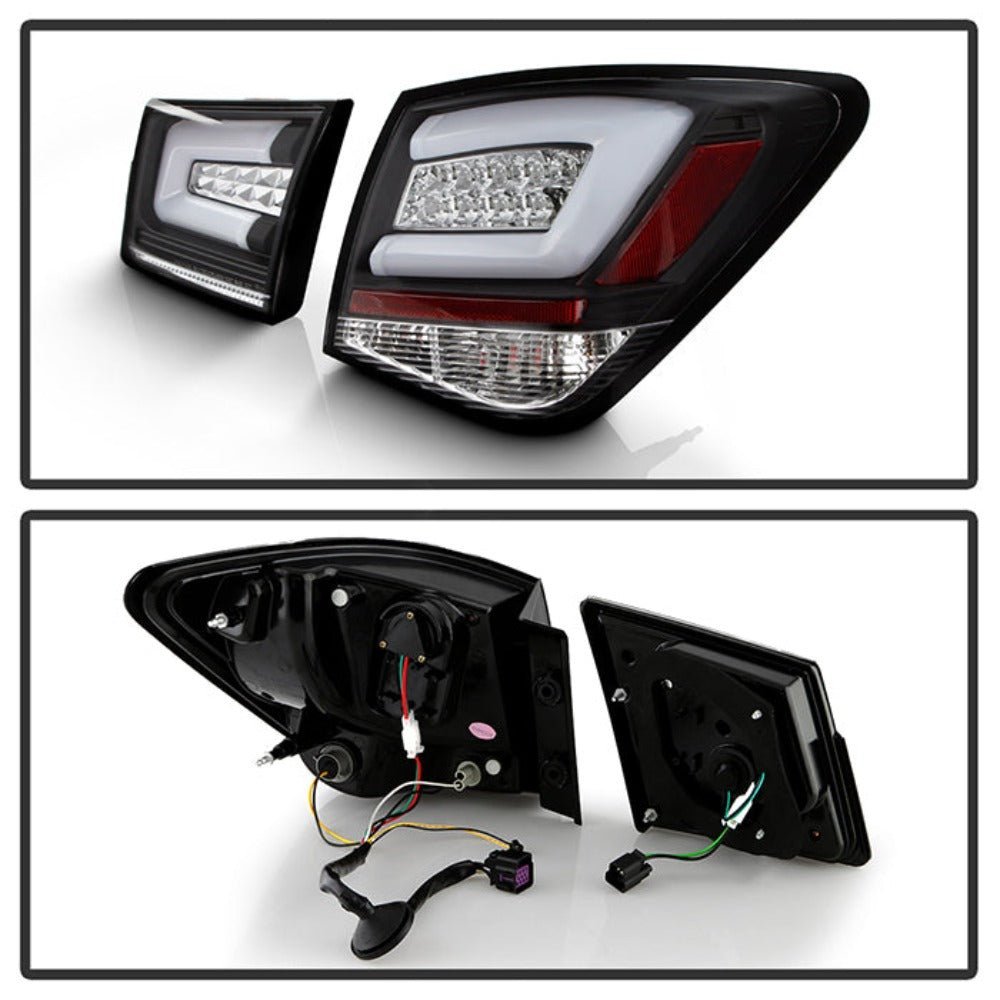 Chevy Cruze 2011-2015 Cruze Limited 2016 Light Bar LED Tail Lights - Black