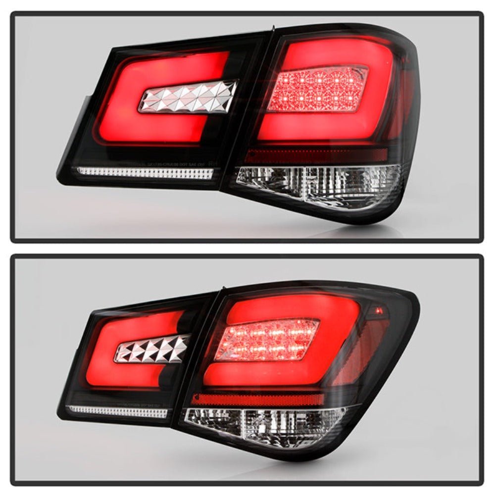 Chevy Cruze 2011-2015 Cruze Limited 2016 Light Bar LED Tail Lights - Black