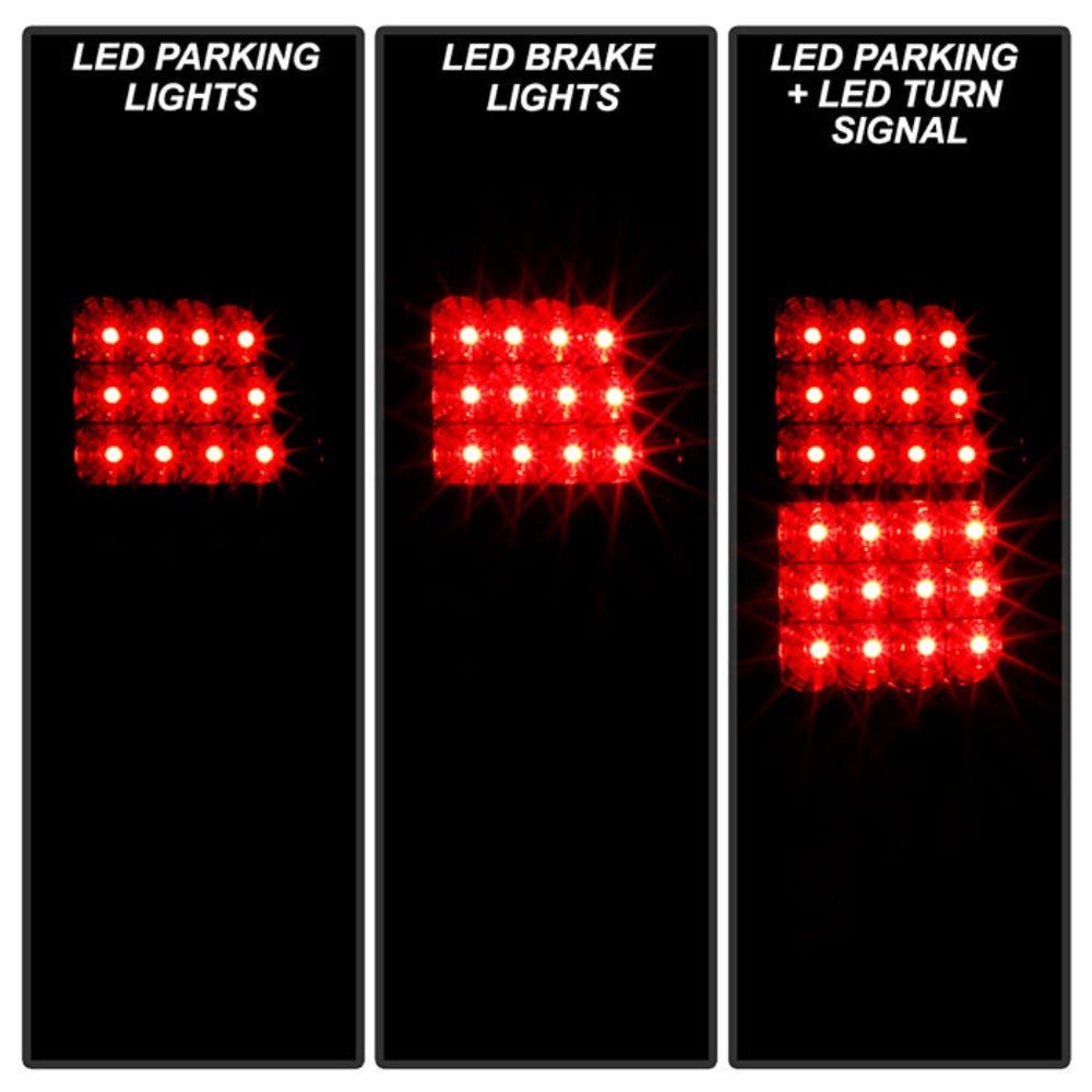 Chevy Suburban/Tahoe 1500/2500 00-06 / GMC Yukon/Yukon XL 00-06 / GMC Yukon Denali/Denali XL 01-06 LED Tail Lights - Black
