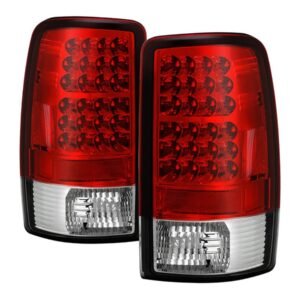 Chevy Suburban/Tahoe 1500/2500 00-06 / GMC Yukon/Yukon XL 00-06 / GMC Yukon Denali/Denali XL 01-06 LED Tail Lights - Red Clear - Image 1