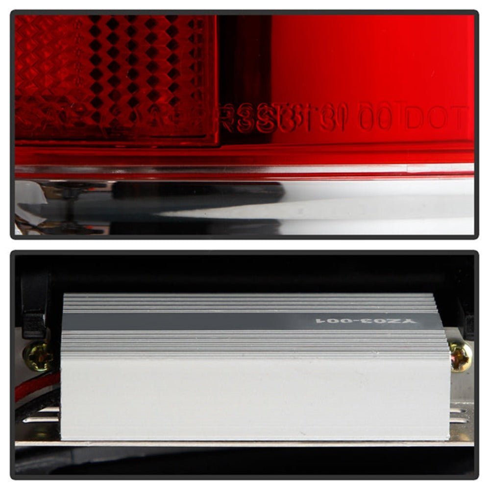 Chevy Suburban/Tahoe 1500/2500 00-06 / GMC Yukon/Yukon XL 00-06 / GMC Yukon Denali/Denali XL 01-06 LED Tail Lights - Red Clear