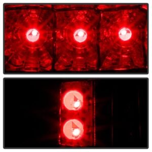 Chevy Suburban/Tahoe 1500/2500 00-06 / GMC Yukon/Yukon XL 00-06 / GMC Yukon Denali/Denali XL 01-06 LED Tail Lights - Red Clear - Image 9