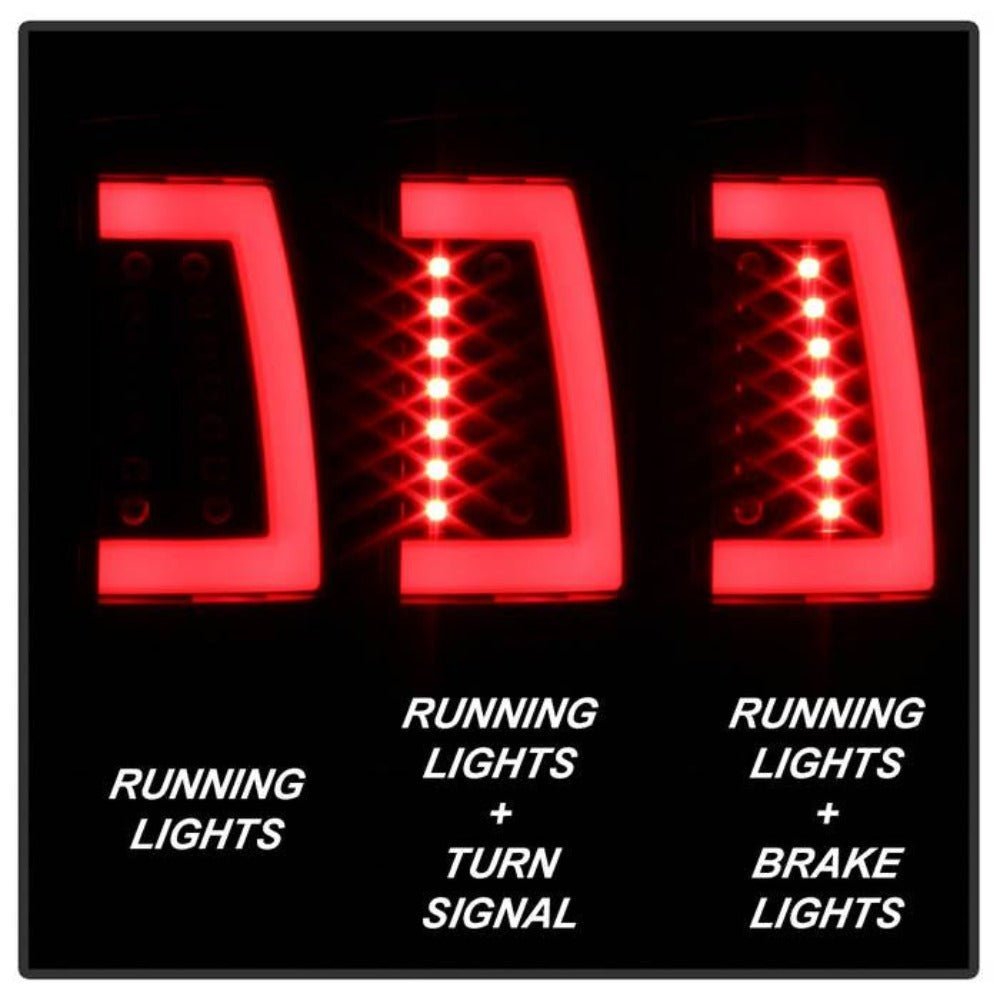 Chevy Suburban/Tahoe 1500/2500 00-06 / GMC Yukon/Yukon XL 00-06 / GMC Yukon Denali/Denali XL 01-06 LED Tail Lights - Black