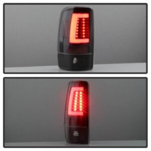 Chevy Suburban/Tahoe 1500/2500 00-06 / GMC Yukon/Yukon XL 00-06 / GMC Yukon Denali/Denali XL 01-06 LED Tail Lights - Black - Image 8